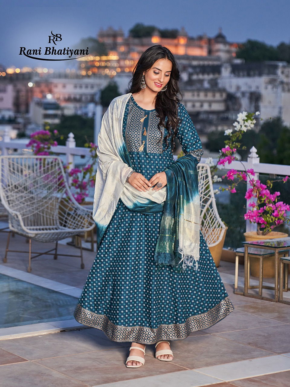 Rani Bhatiyani Ankita 3 New Exclusive Wear Rayon Printed Kurti With Dupatta Collection